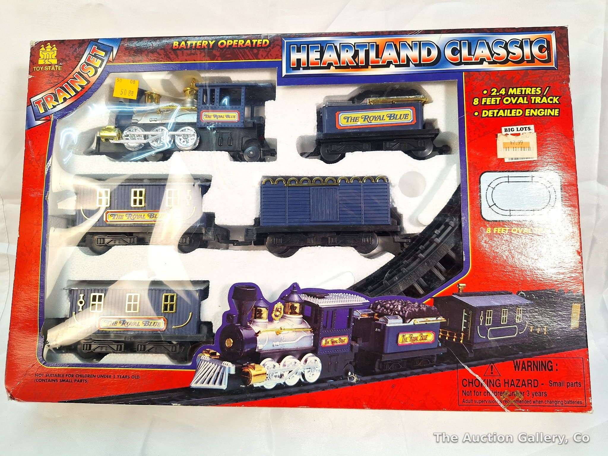 Toy State Heartland Classic Battery-Operated Train Set, New in Box