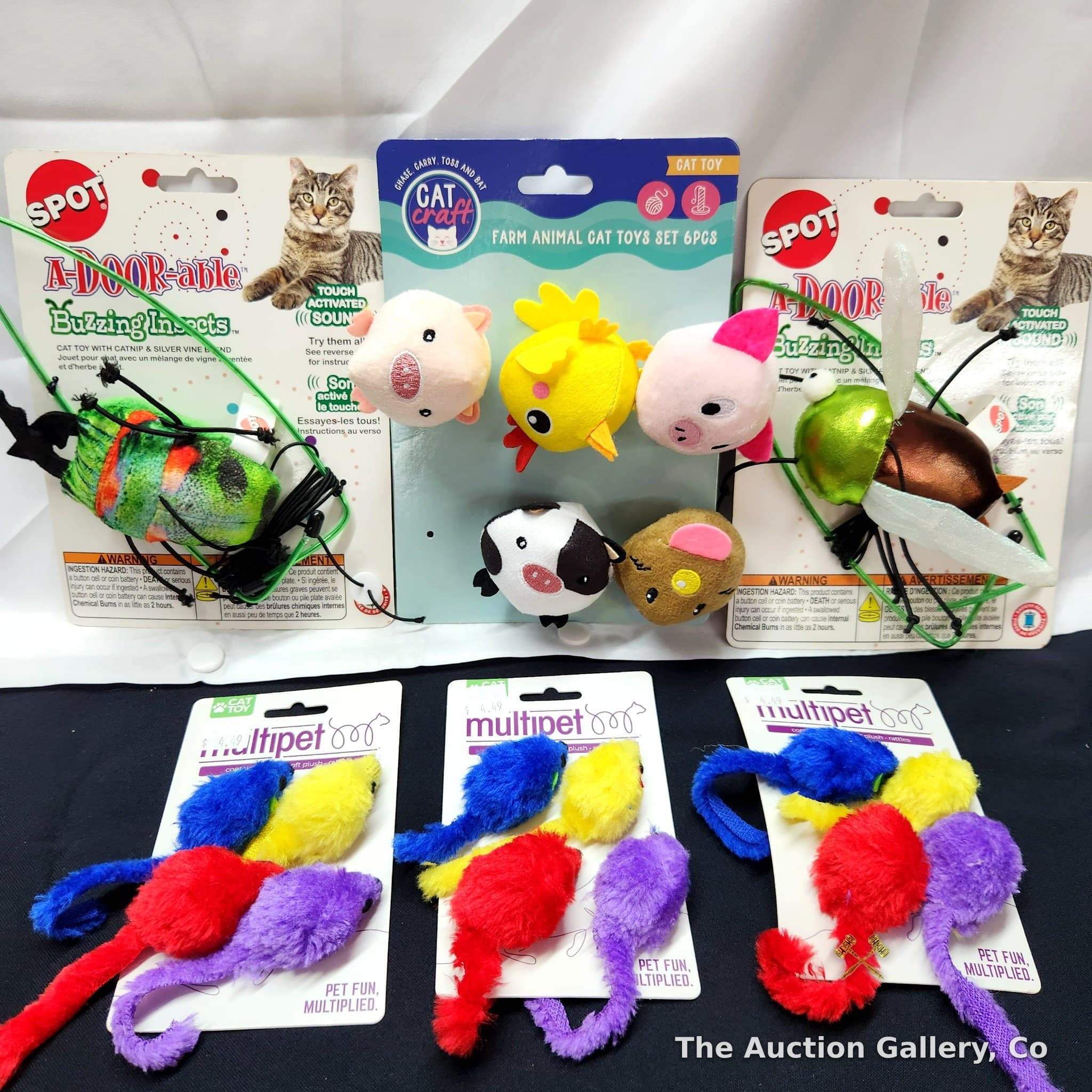 New Cat Toy Lot โ Spot, Cat Craft & Multipet, 6 Packs