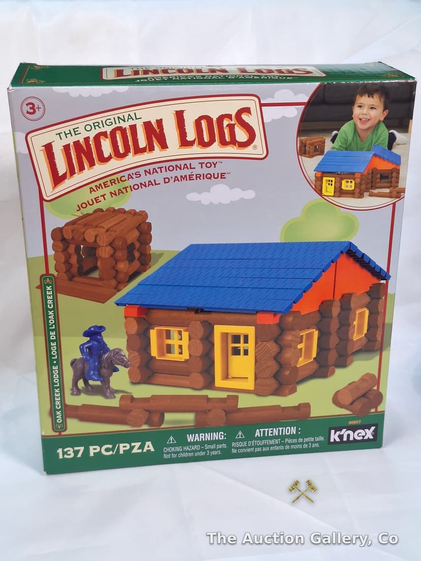 Lincoln Logs Oak Creek Lodge Set, 137 Pieces, New in Box