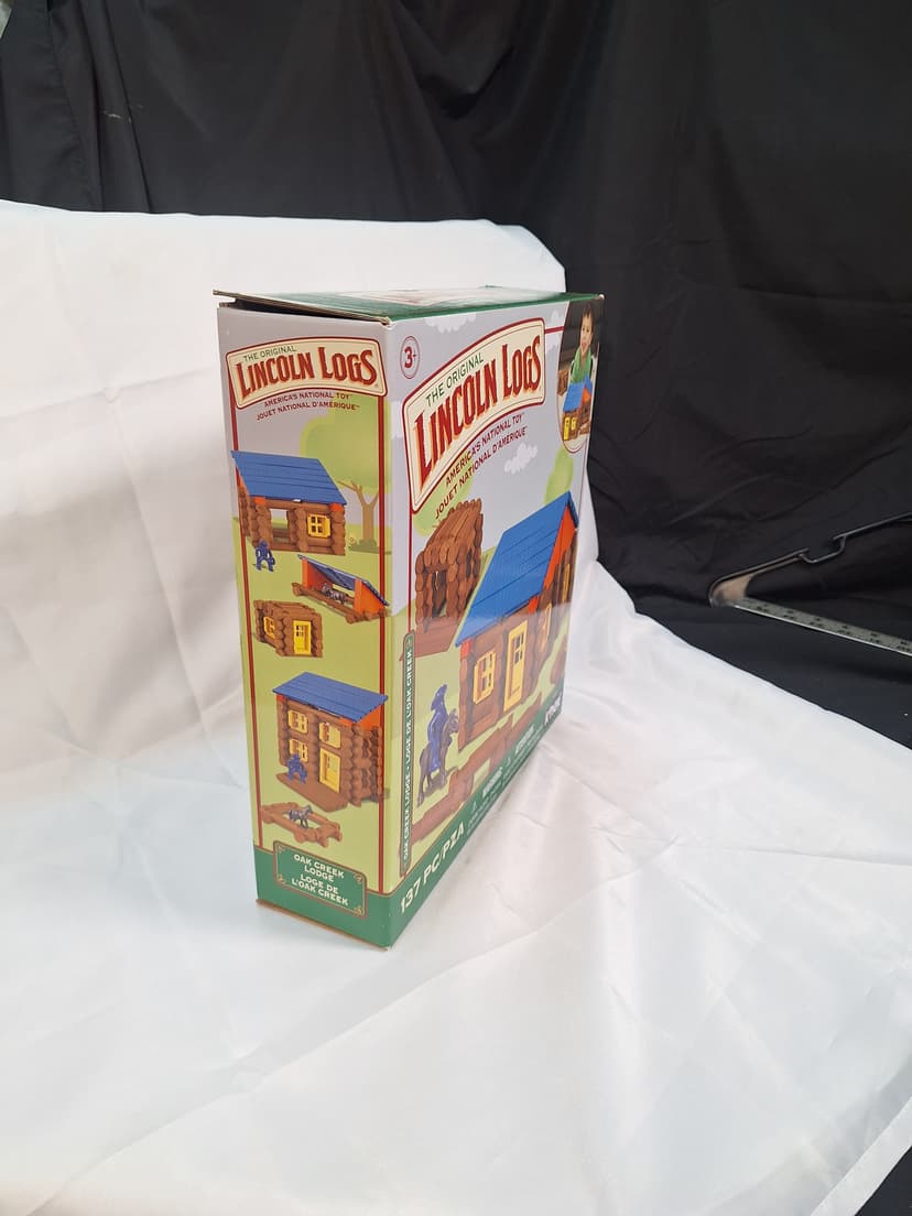 Lincoln Logs Oak Creek Lodge Set, 137 Pieces, New in Box β photo 2