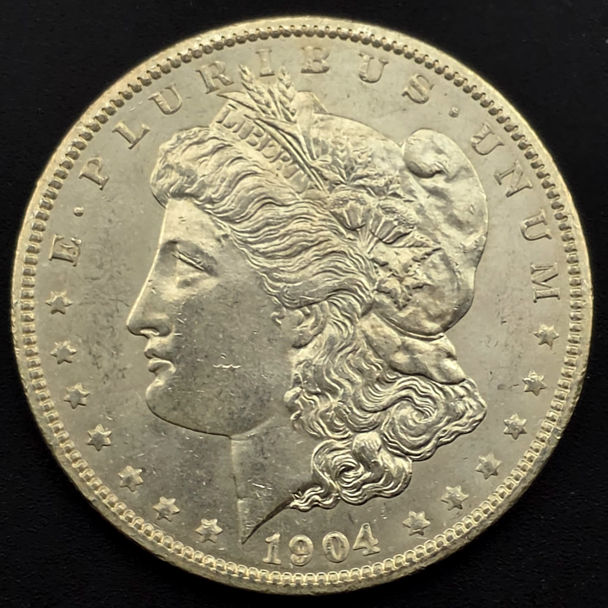 1904-O Morgan Silver Dollar, 90% Silver