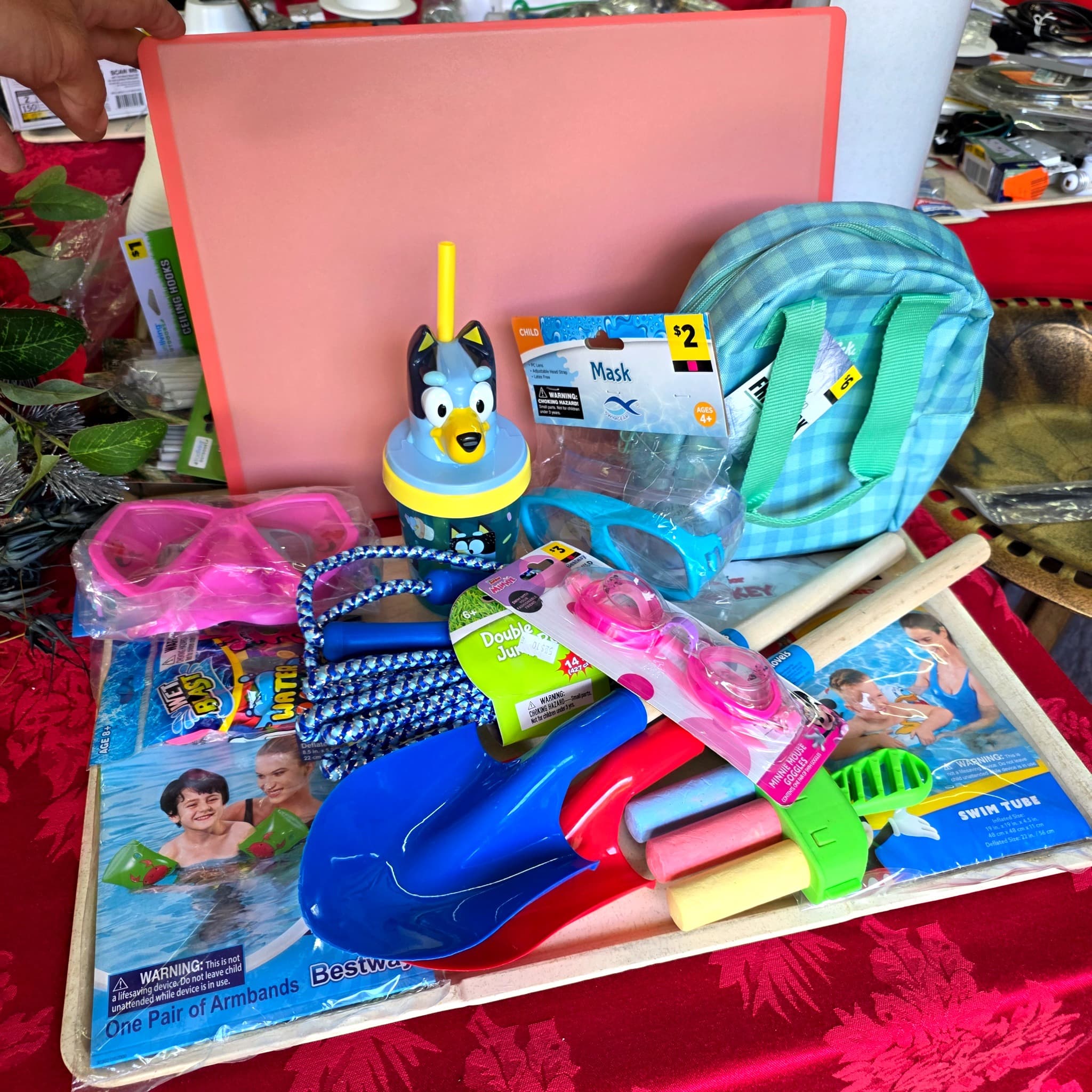 Kids' Pool & Water Toys Lot, Tray not Included