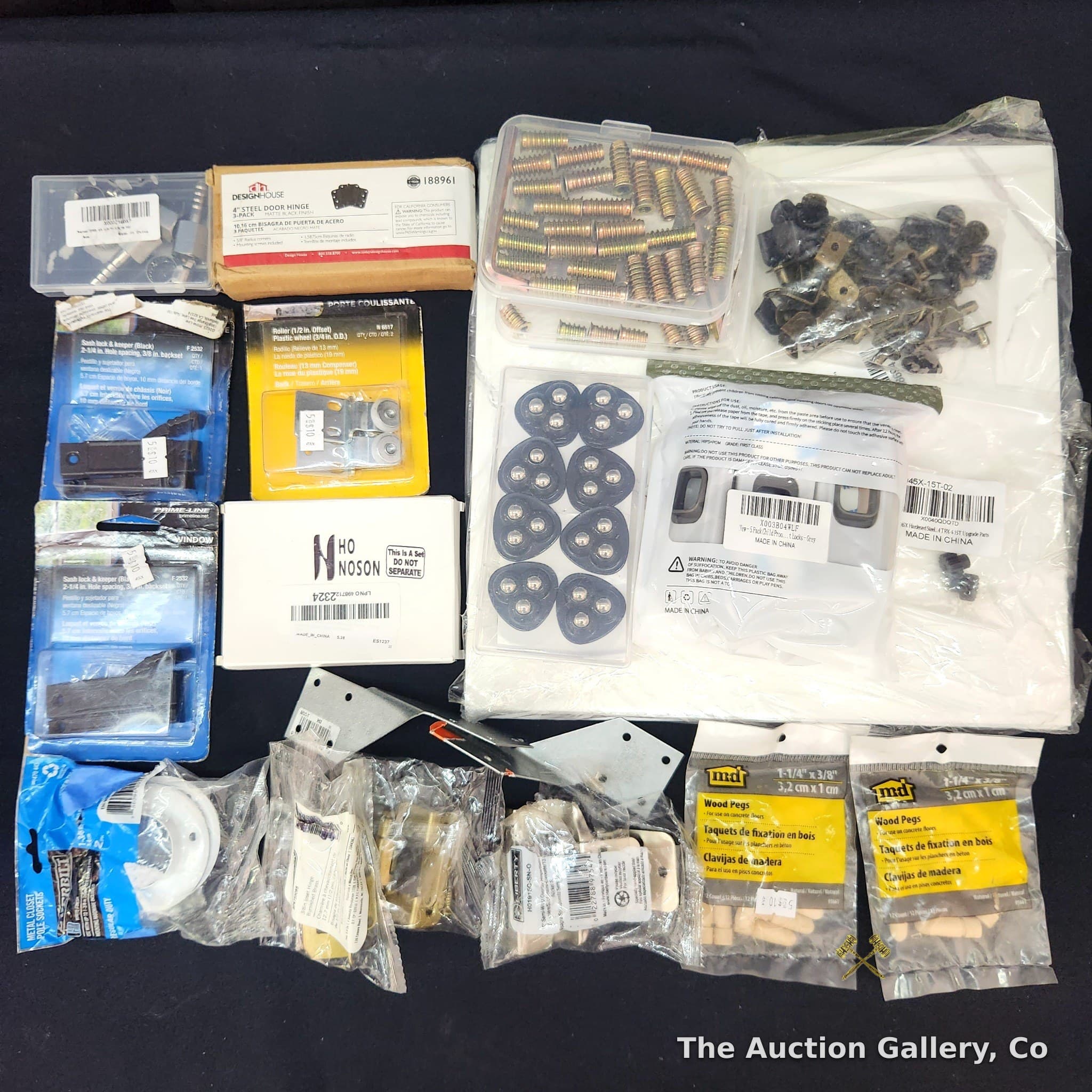 Mixed Lot New Hardware โ Hinges, Locks, Fasteners & More