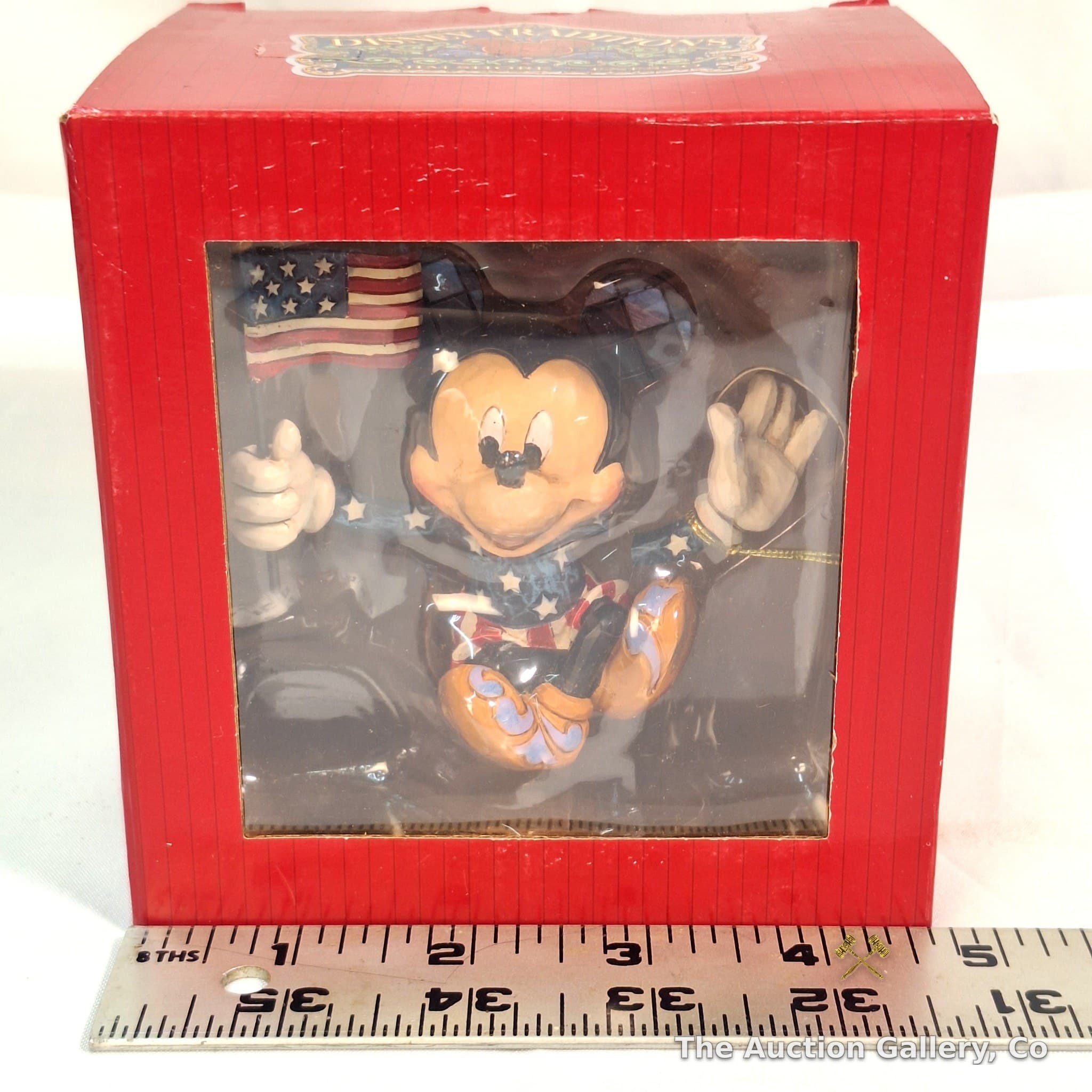 Jim Shore Disney Traditions Mini Patriotic Mickey Figurine, Enesco