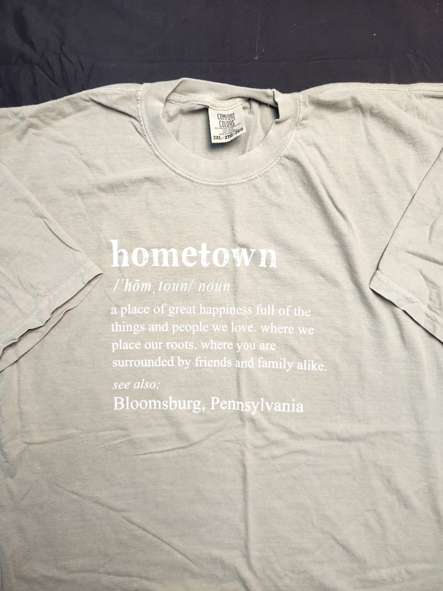 Comfort Colors Bloomsburg Pennsylvania Graphic T-Shirt, 2XL