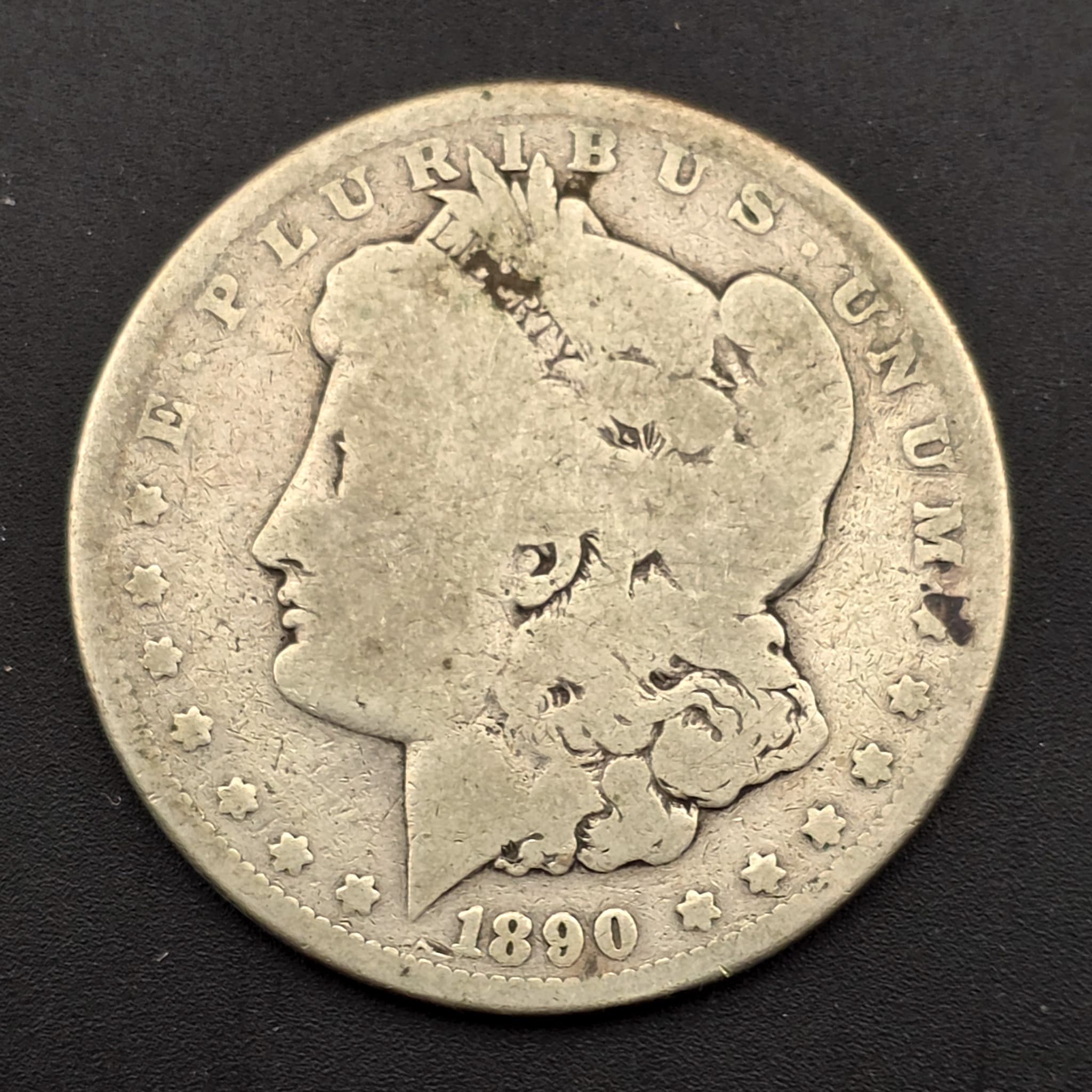 1890 Morgan Silver Dollar, 90% Silver