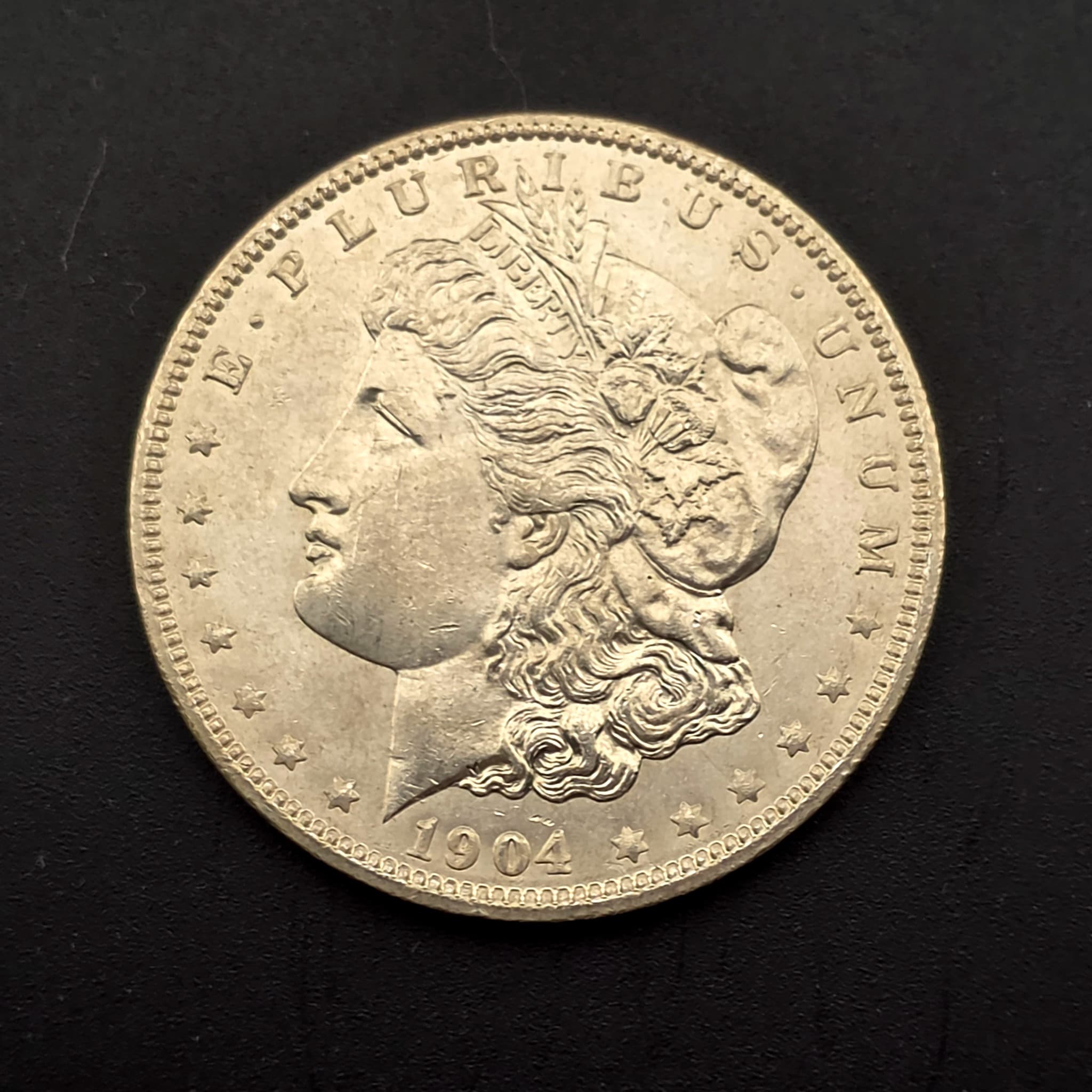 1904-O Morgan Silver Dollar, 90% Silver