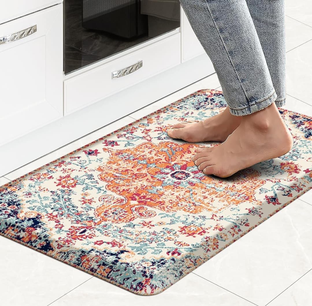 Boho Anti Fatigue Cushioned Floor Mat - Non Slip (28Γ17.3x.5)