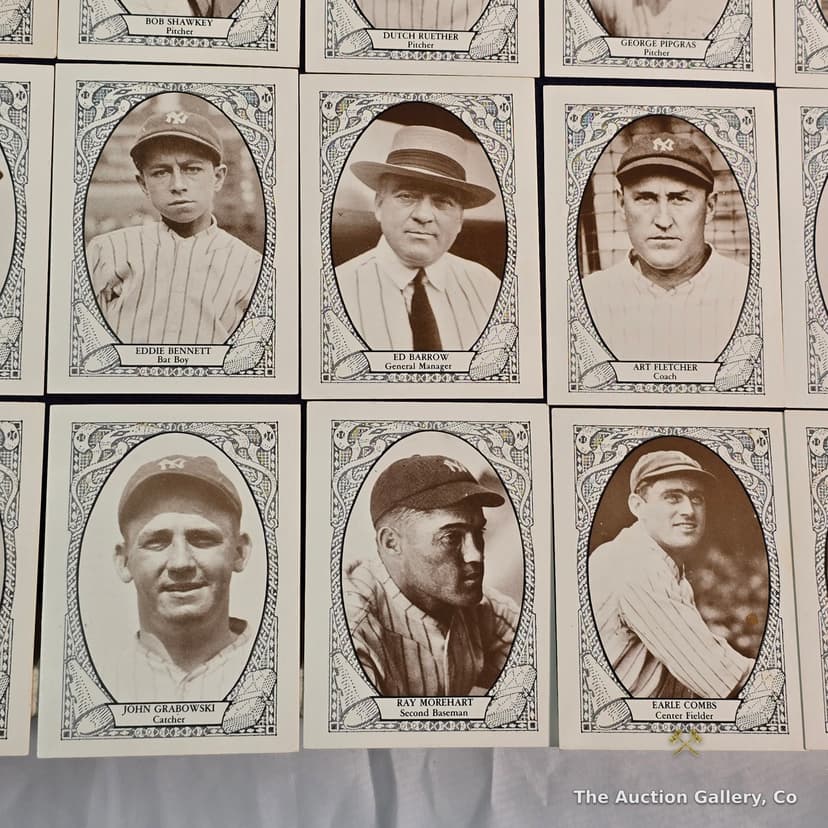 1927 New York Yankees Reprint Card Set, 31 Cards โ photo 6