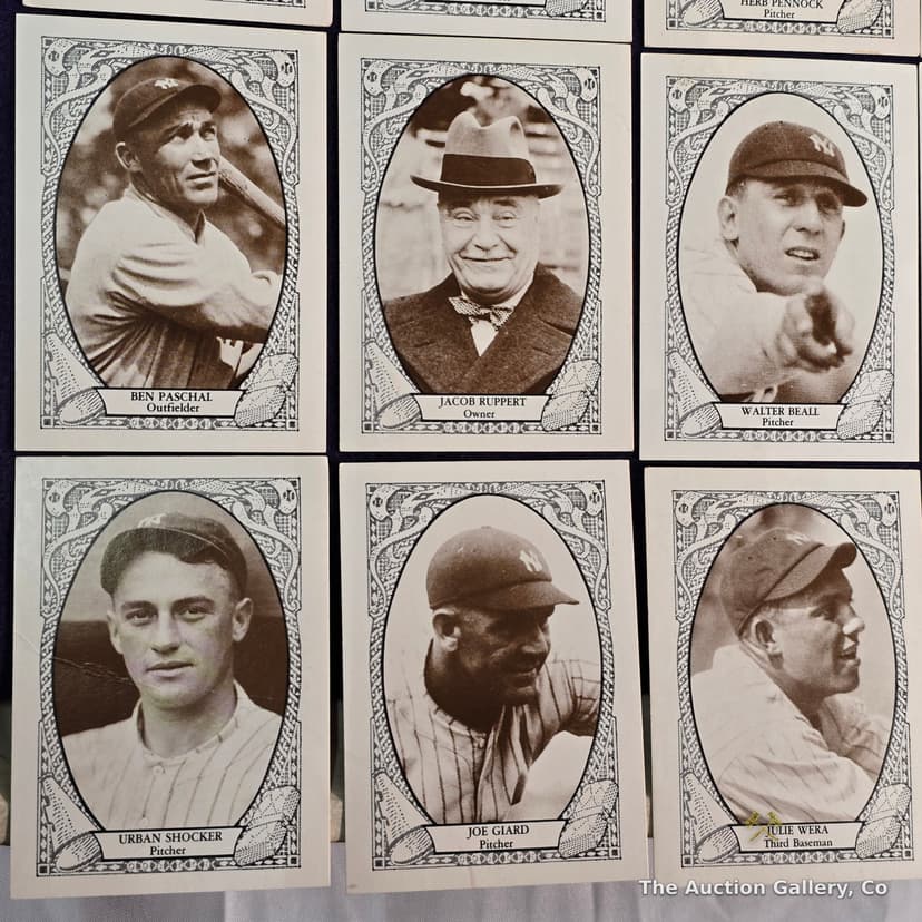 1927 New York Yankees Reprint Card Set, 31 Cards โ photo 5