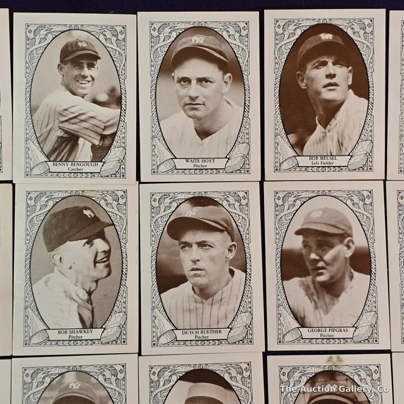 1927 New York Yankees Reprint Card Set, 31 Cards โ photo 3