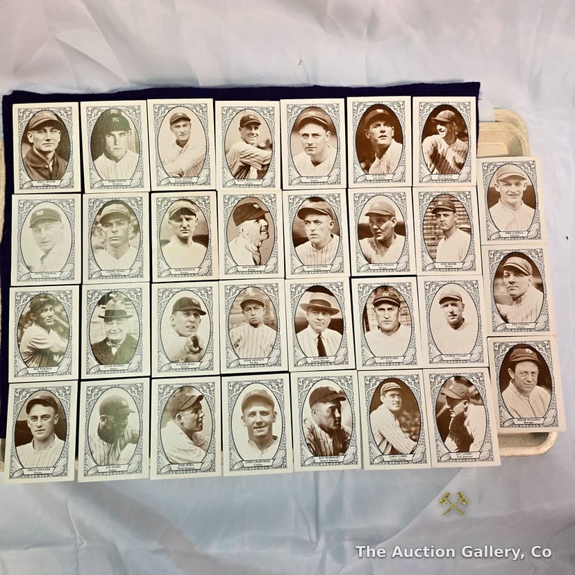 1927 New York Yankees Reprint Card Set, 31 Cards