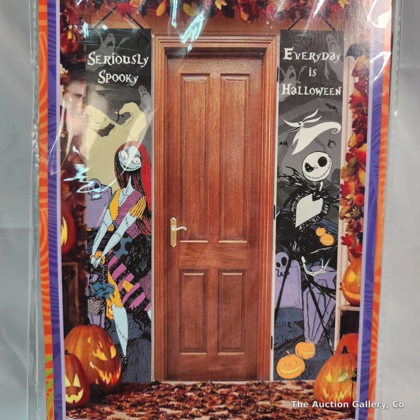 Nightmare Before Christmas Halloween Door Banner Set, 2 Pcs