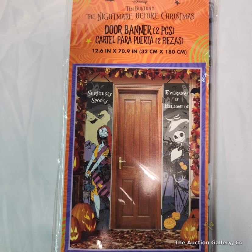 Nightmare Before Christmas Halloween Door Banner Set, 2 Pcs β photo 2