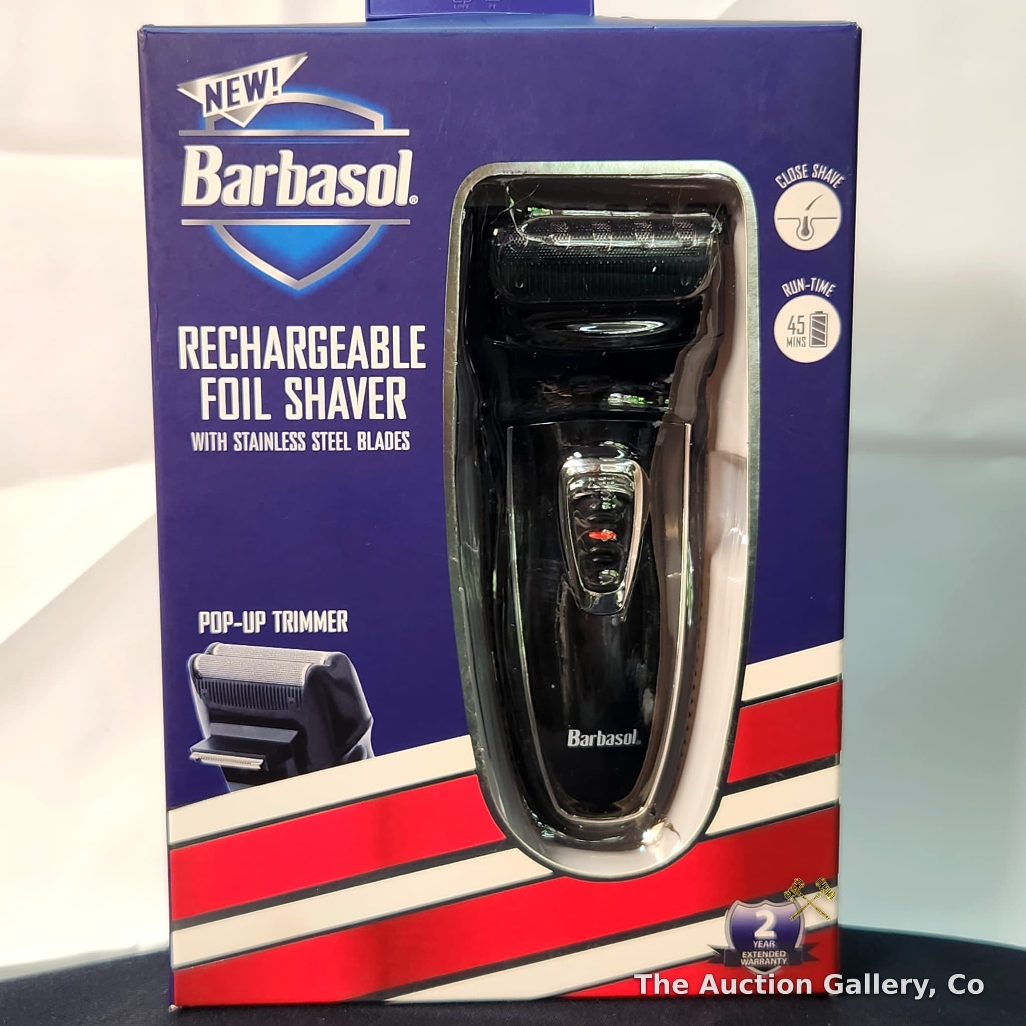 Barbasol Rechargeable Foil Shaver, New in Box