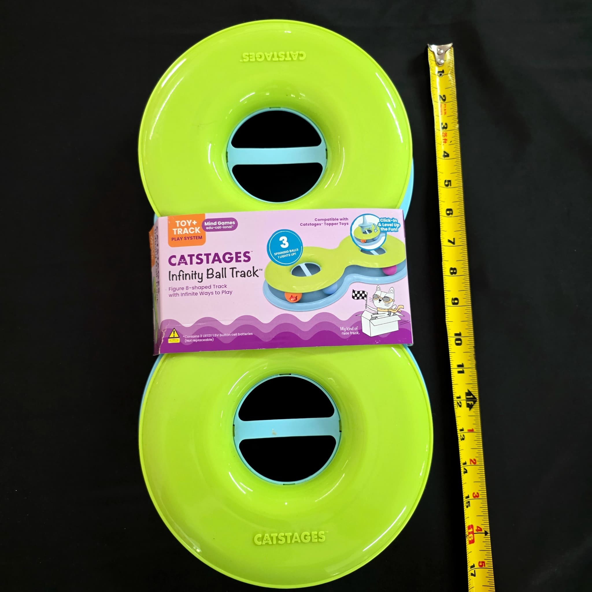 Catstages Infinity Ball Track Figure-8 Cat Toy