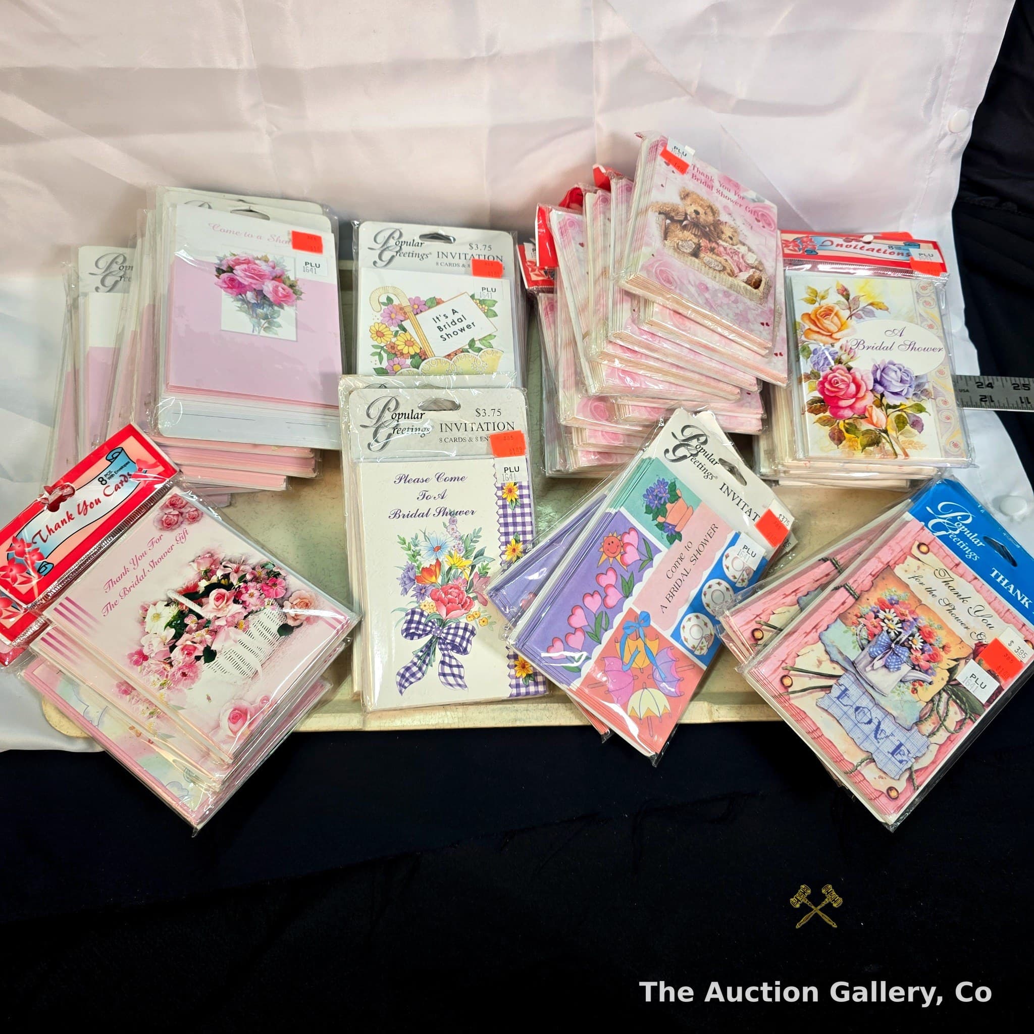 Large Lot of Bridal & Baby Shower Cards, Invitations & Thank You Packs