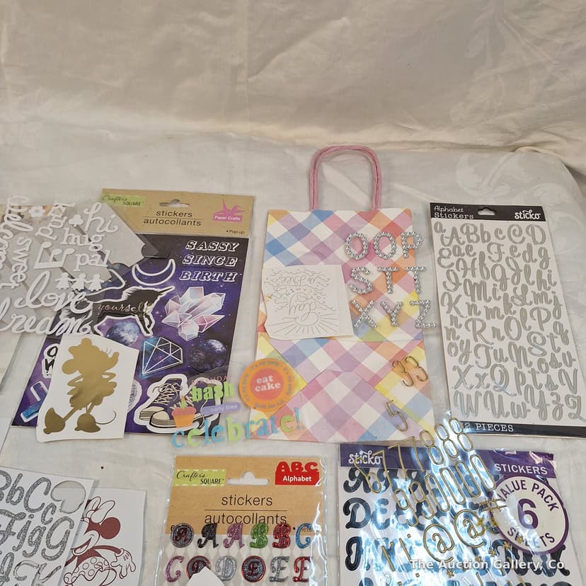 Craft Supply Lot β Stickers, Balloons, Alphabet Sheets & More β photo 3