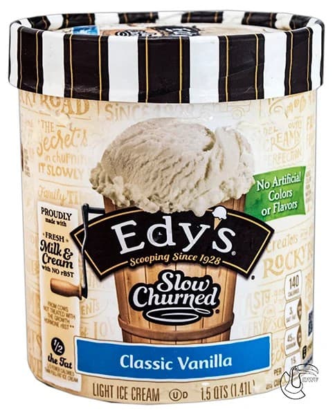 Edy's Slow Churned Vanilla Ice Cream 1.5qt