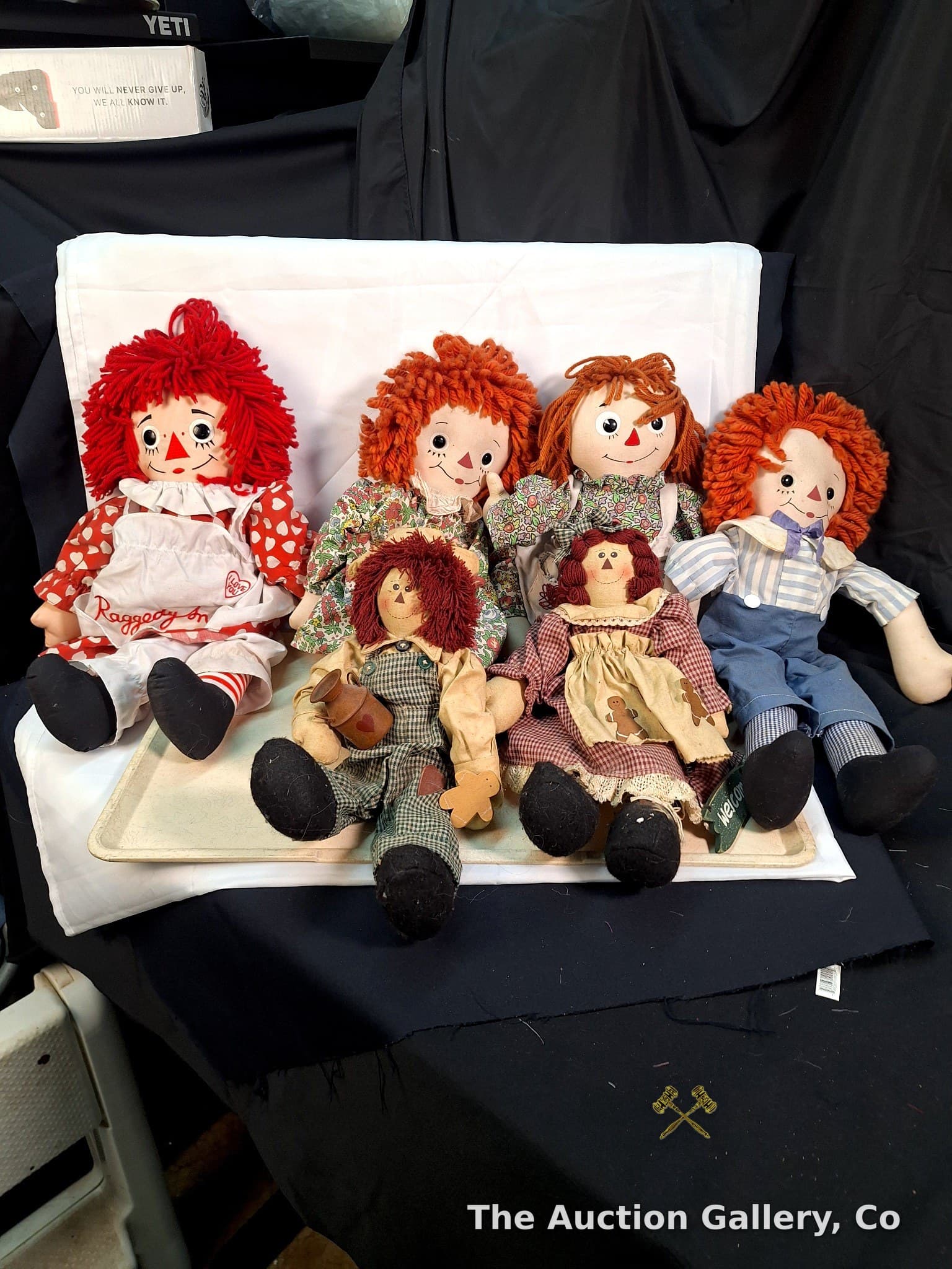 Raggedy Ann & Andy Rag Doll Collection, Set of 6