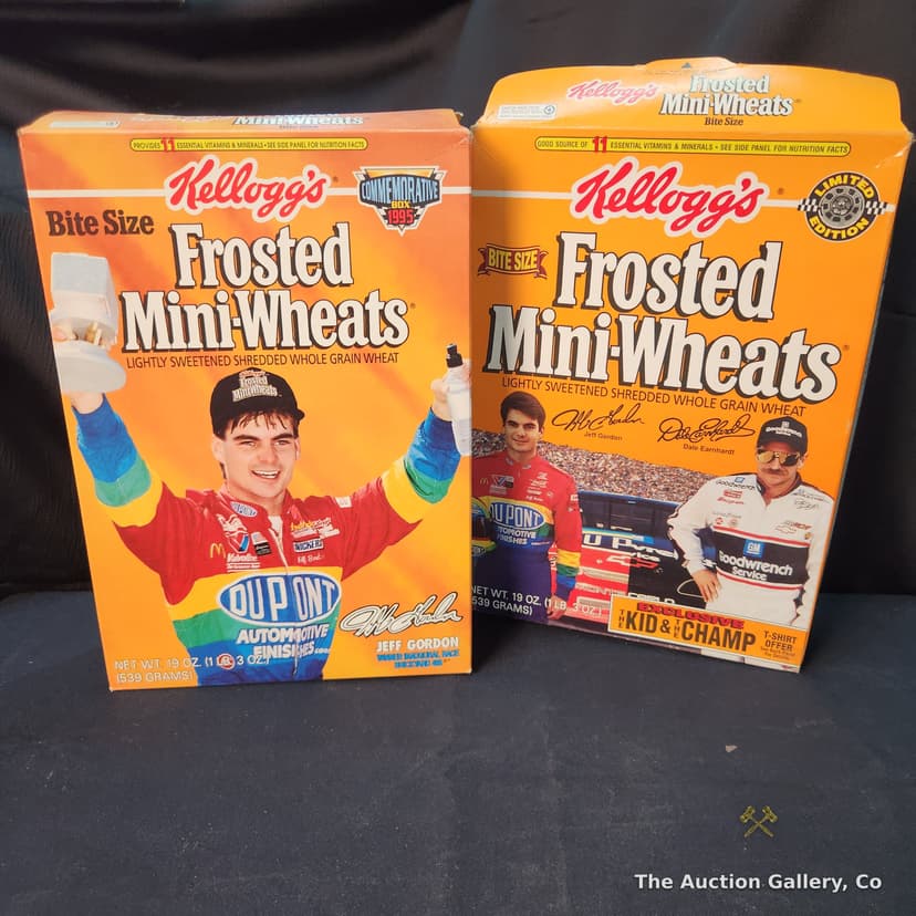Kellogg's Frosted Mini-Wheats NASCAR Collector Cereal Boxes, Set of 6 โ photo 4