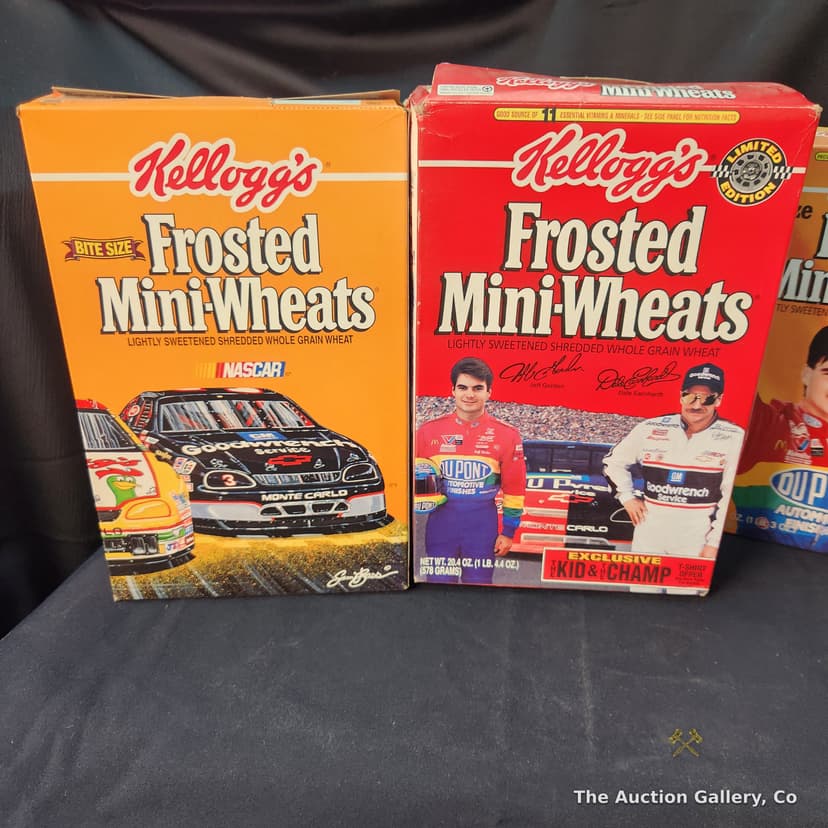 Kellogg's Frosted Mini-Wheats NASCAR Collector Cereal Boxes, Set of 6 โ photo 3