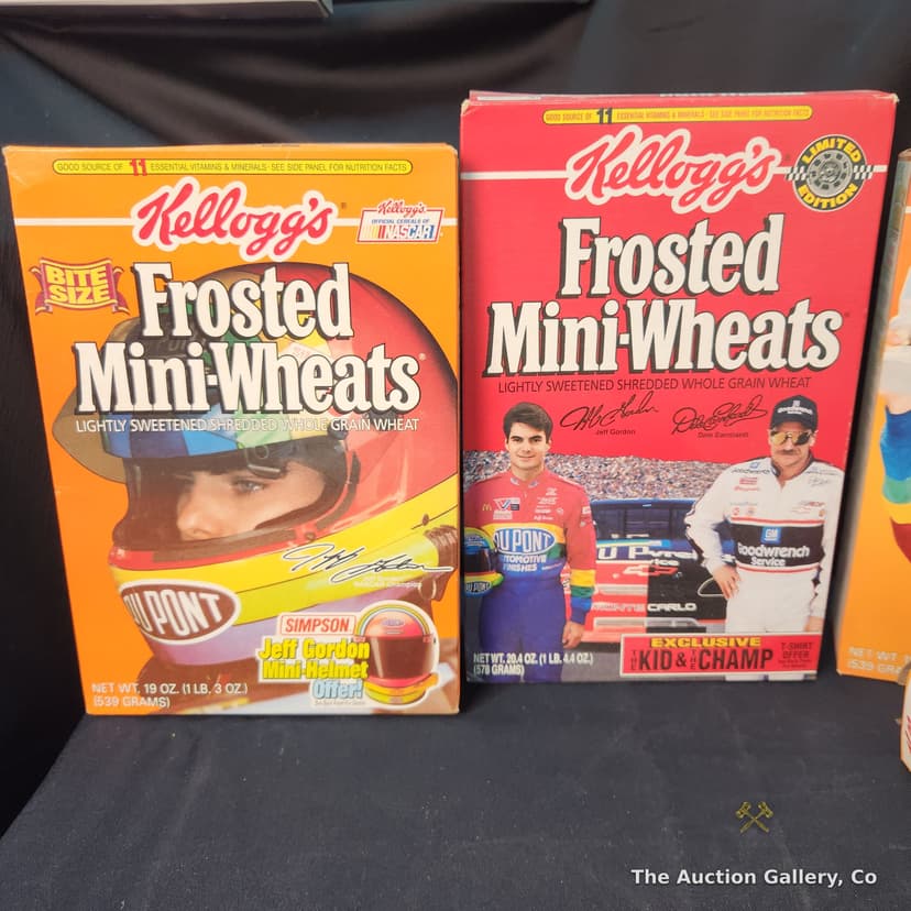 Kellogg's Frosted Mini-Wheats NASCAR Collector Cereal Boxes, Set of 6 โ photo 2