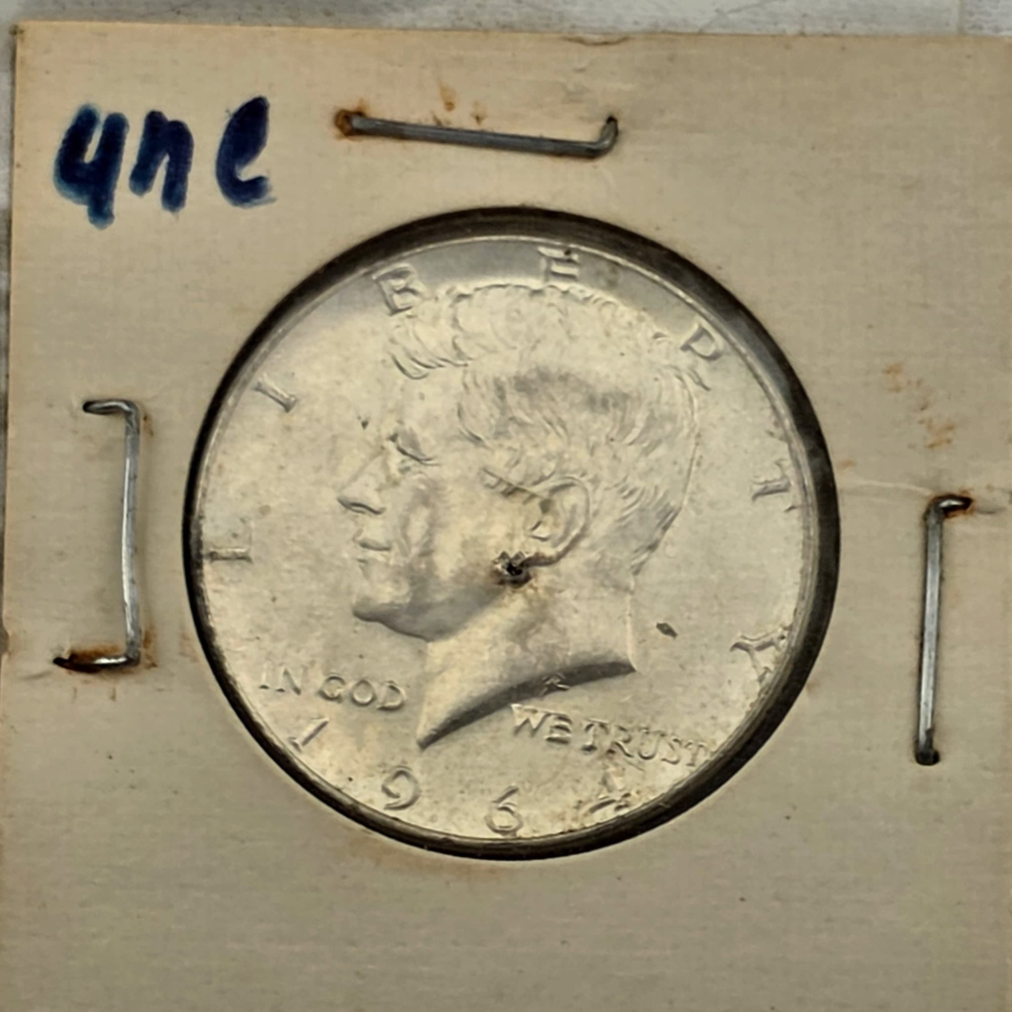 1964 Kennedy Half Dollar, 90% Silver