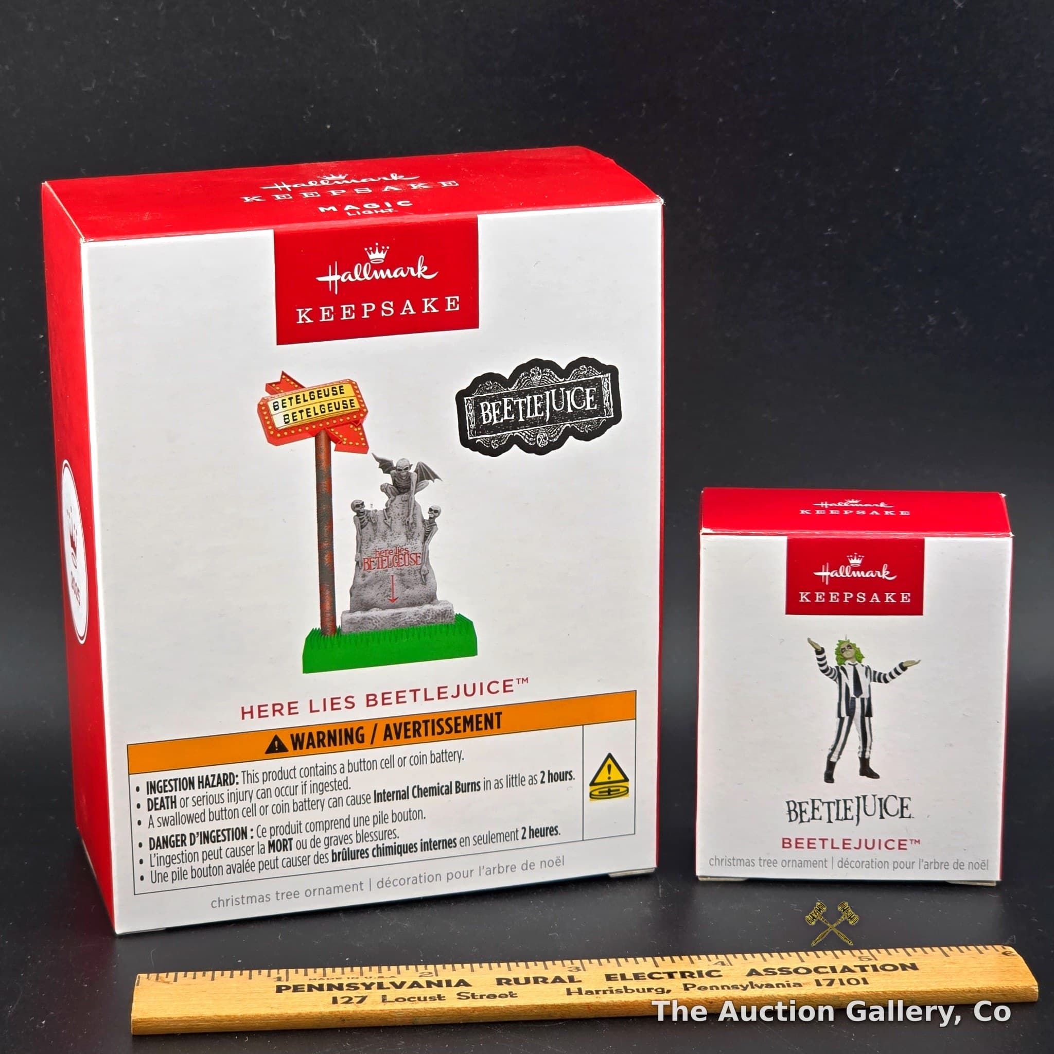 Hallmark Keepsake Beetlejuice Ornament Set, 2025, 2 Pieces