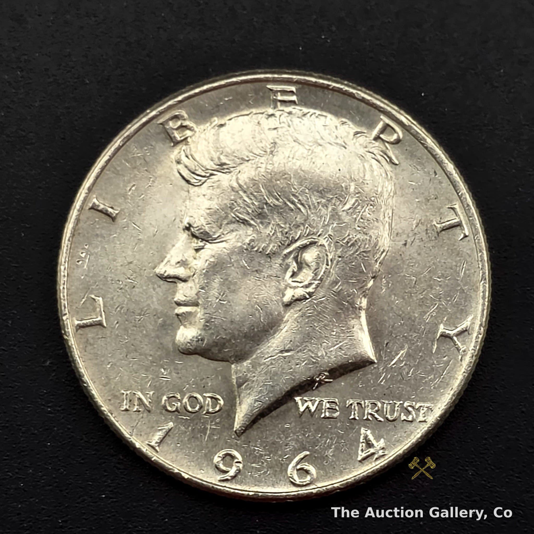 1964 Kennedy Half Dollar, 90% Silver