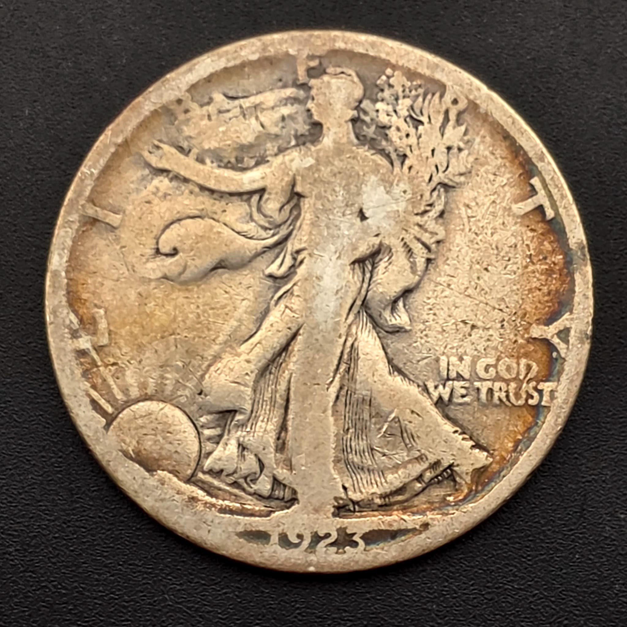 1923-S Walking Liberty Half Dollar, 90% Silver