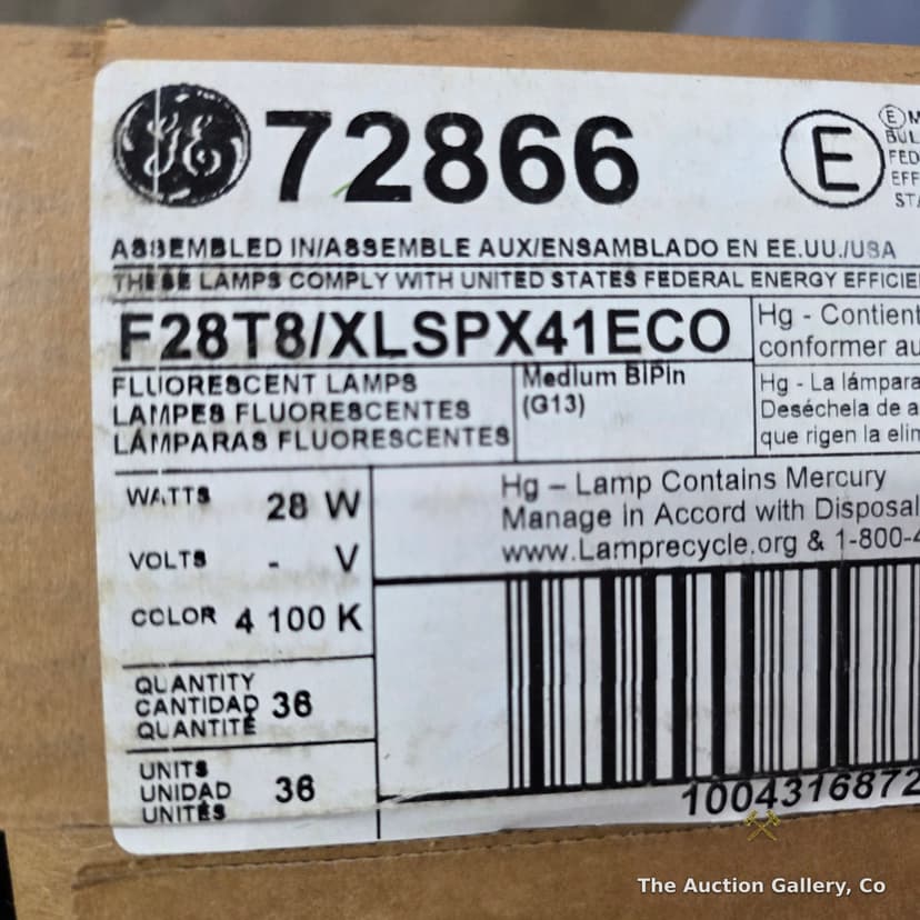 GE Ecolux Starcoat T8 Fluorescent Lamps, 36-Count Box โ photo 4