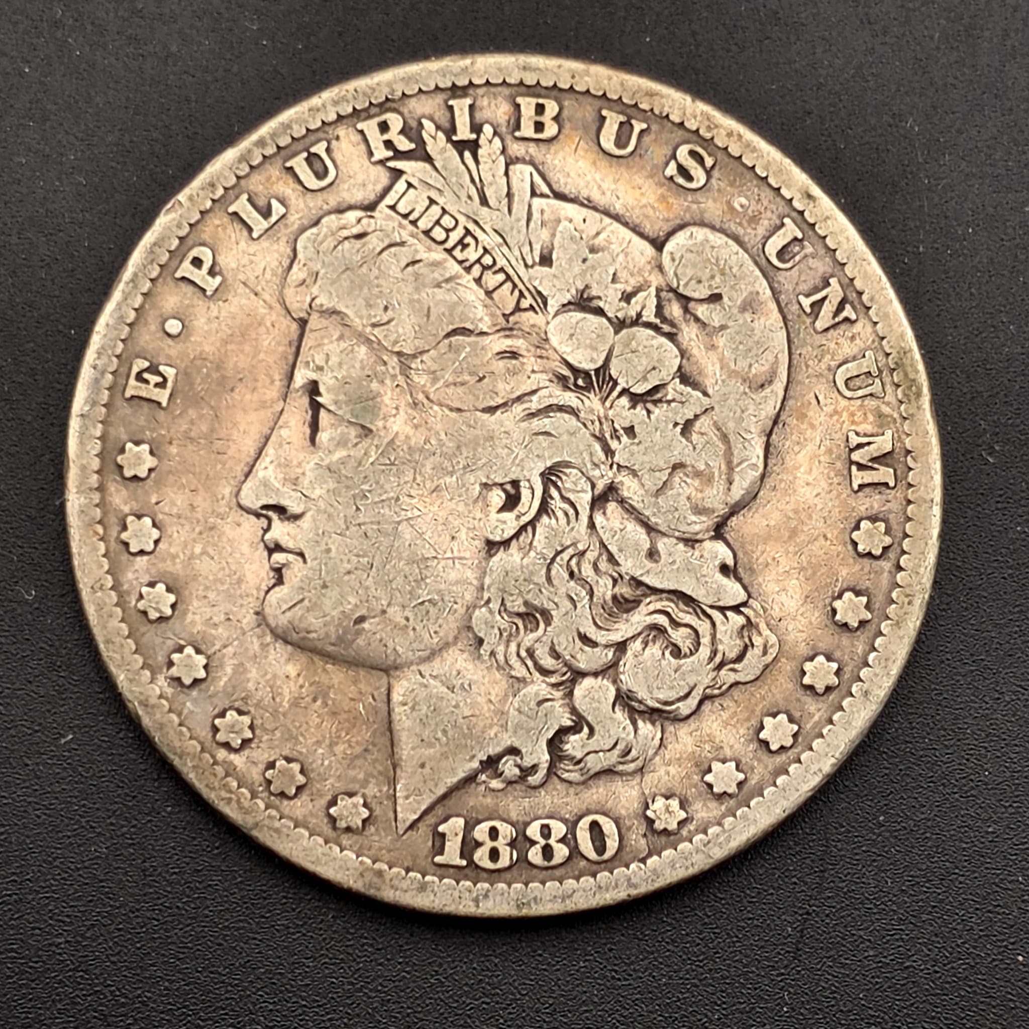 1880 Morgan Silver Dollar, 90% Silver