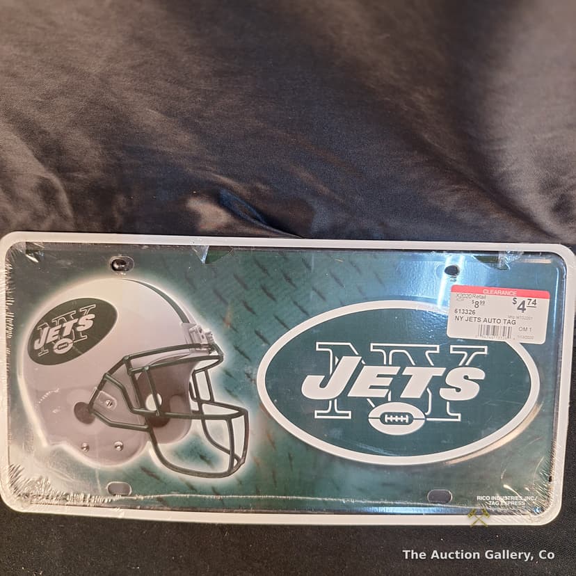 NFL Metal License Plates, Lot of 8 โ Ravens, Jets, 49ers โ photo 4
