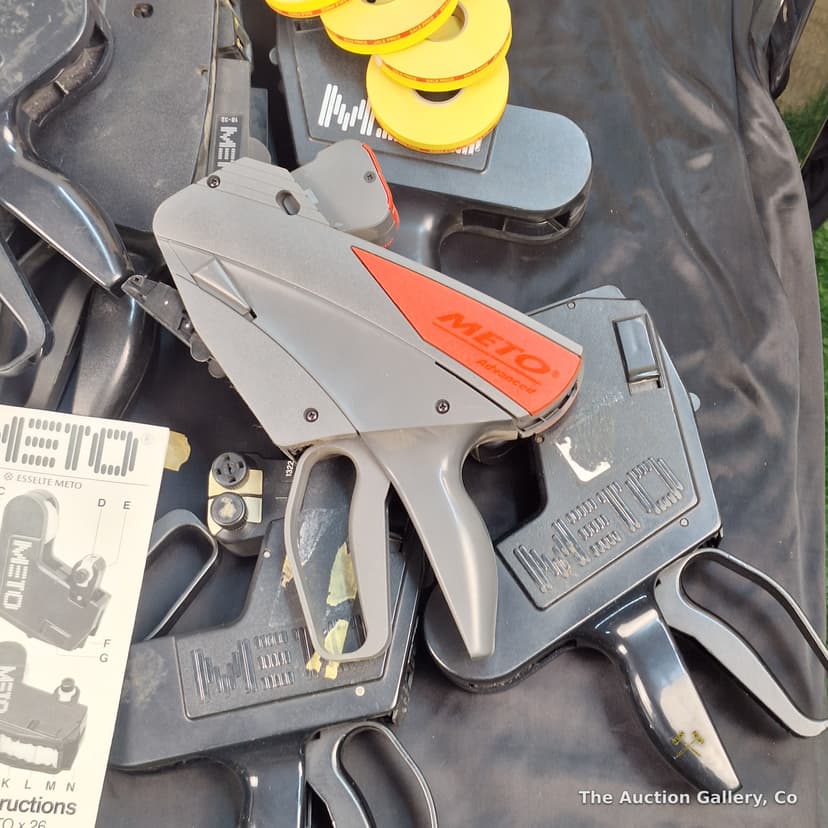 Esselte Meto Price Tag Gun Lot โ 15 Guns, Labels & Rolls โ photo 5