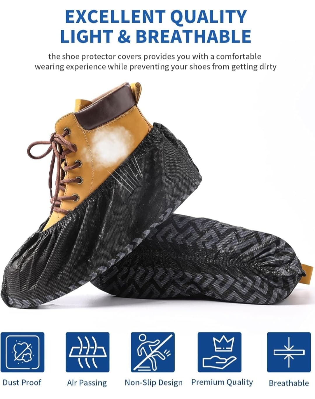 80pc XL Shoe Covers - Nonslip