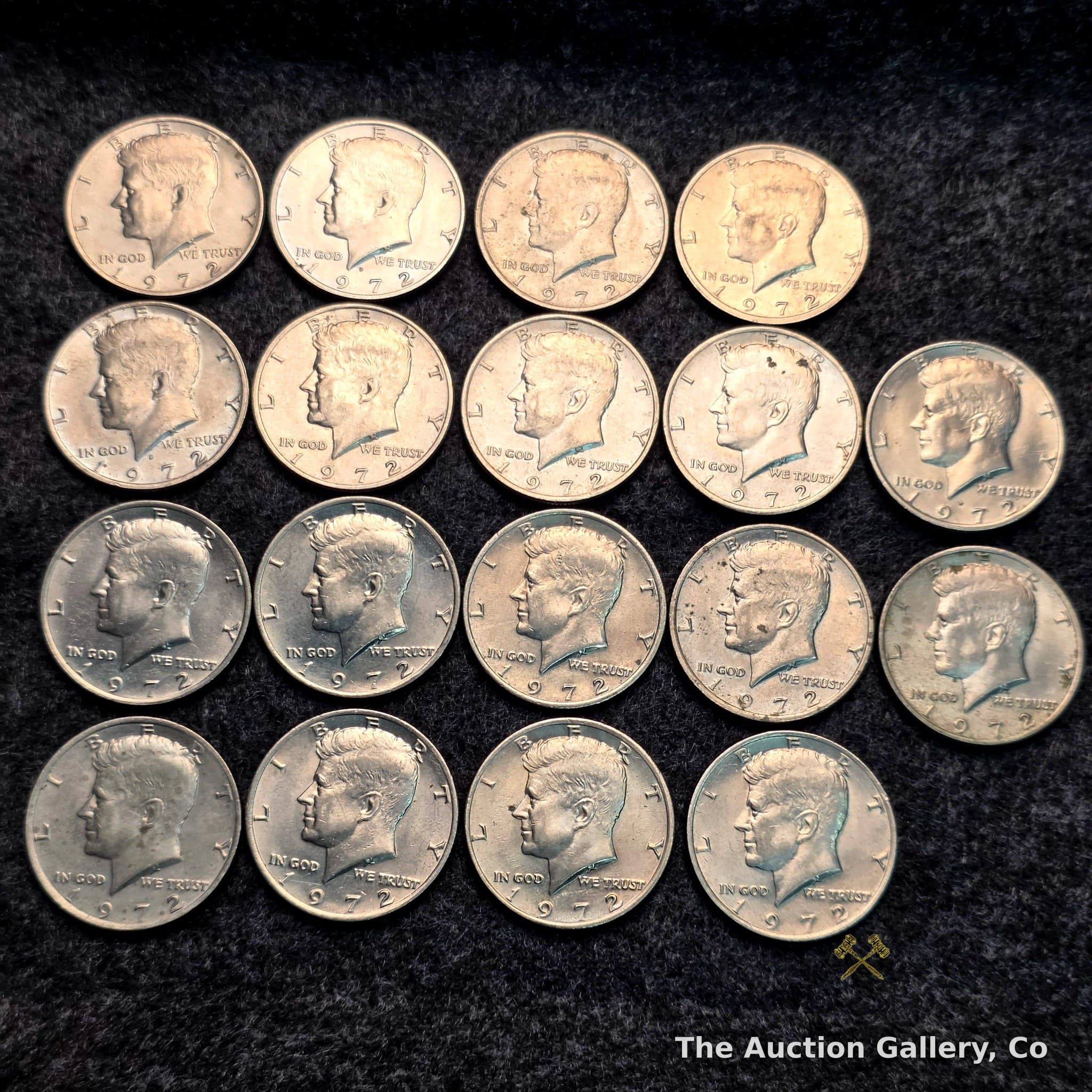 1972 Kennedy Half Dollar Lot of 18