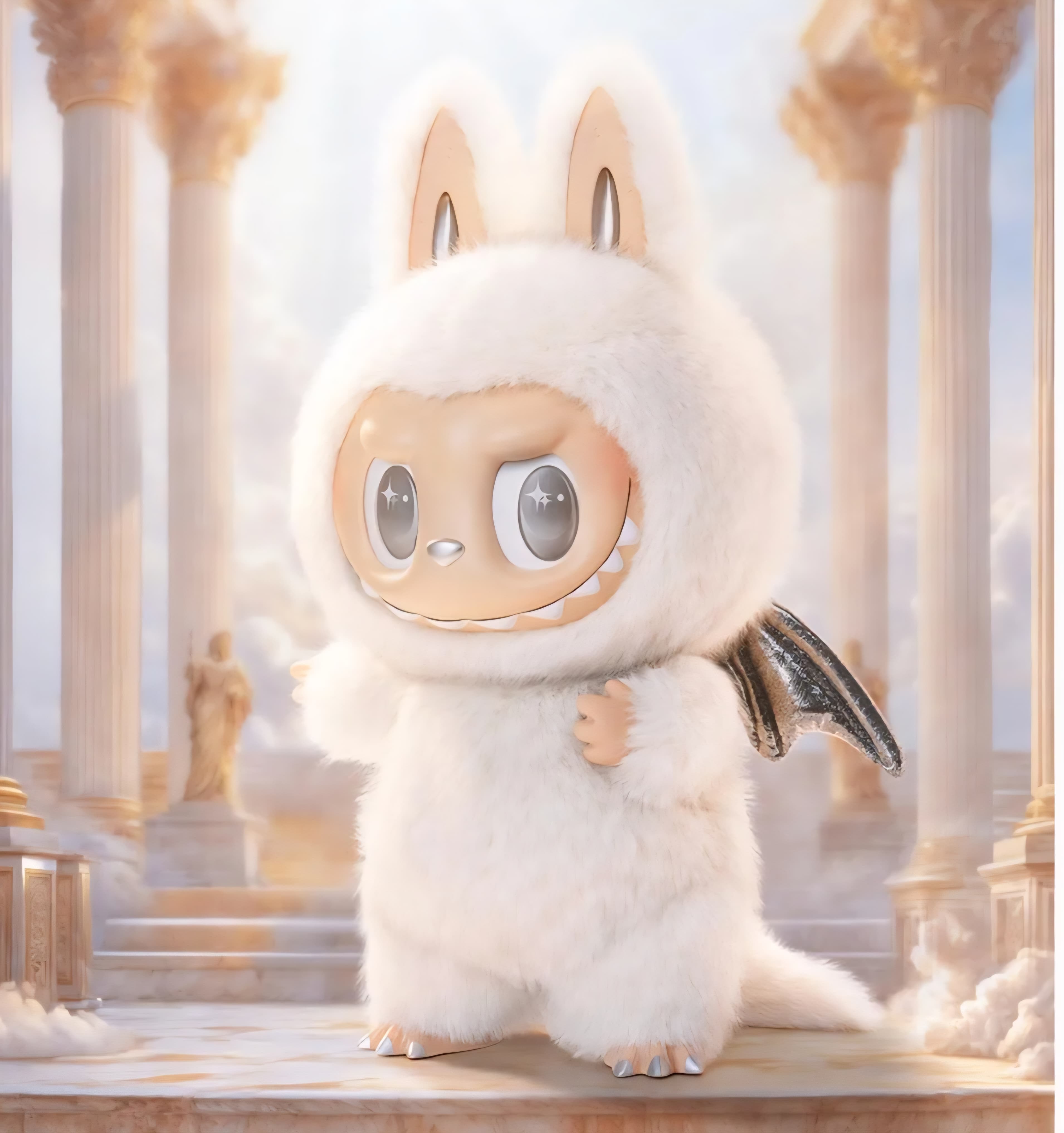 Giant Labubu - Angel In The Clouds - 22.83 inches (Popmart)