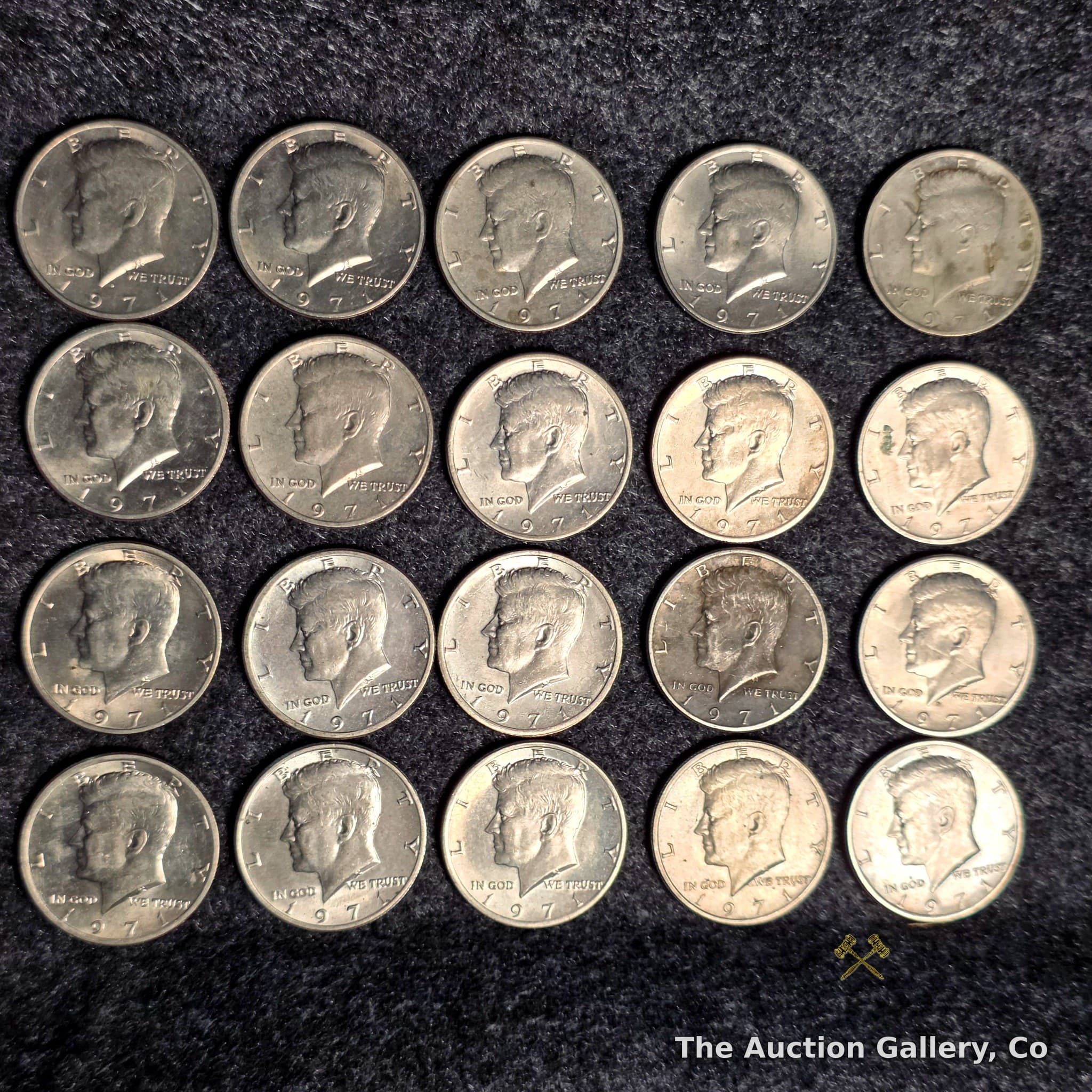 1971 Kennedy Half Dollar Lot of 20 Coins