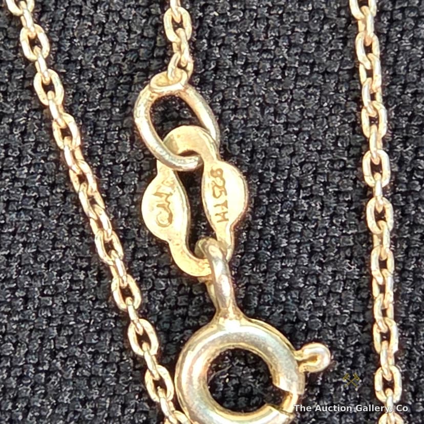 Tiffany & Co. Return to Tiffany Heart Lock Necklace, Sterling Silver β photo 3