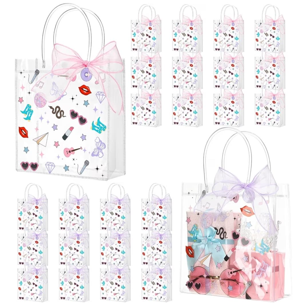 8" x 8" Gift Bag Set - 24 Piece