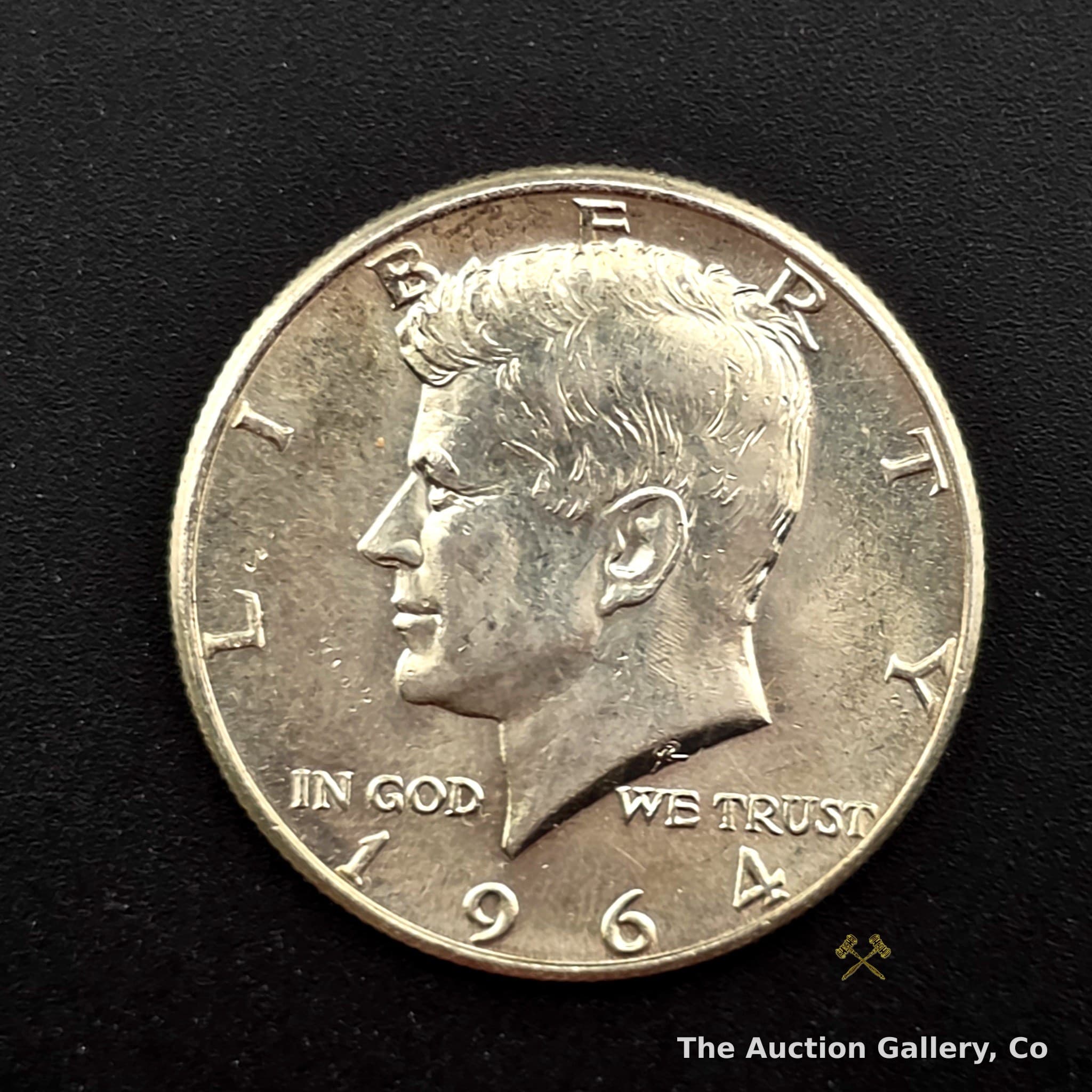 1964 Kennedy Half Dollar, 90% Silver