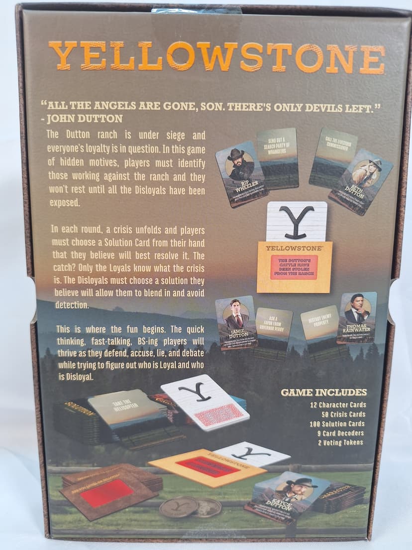 Yellowstone Party Card Game by Wilder Toys, New in Box β photo 3