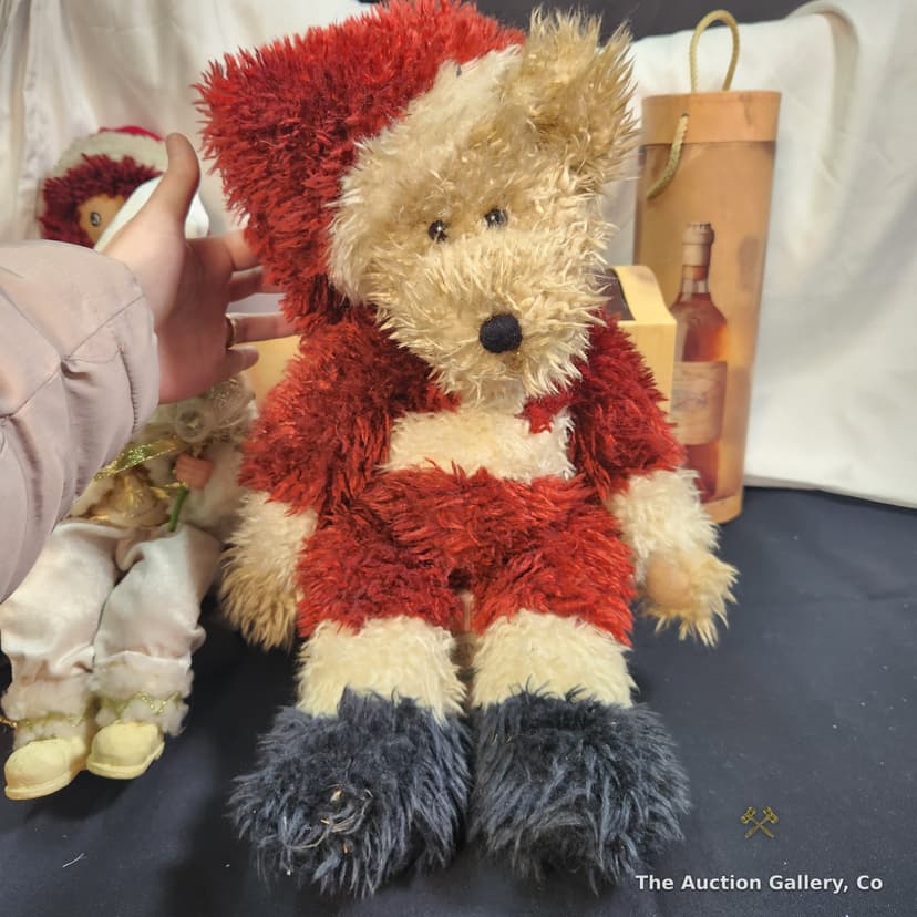 Christmas Lot โ Boyds Bear, Santa Doll, Rag Doll, Decorative Boxes โ photo 2
