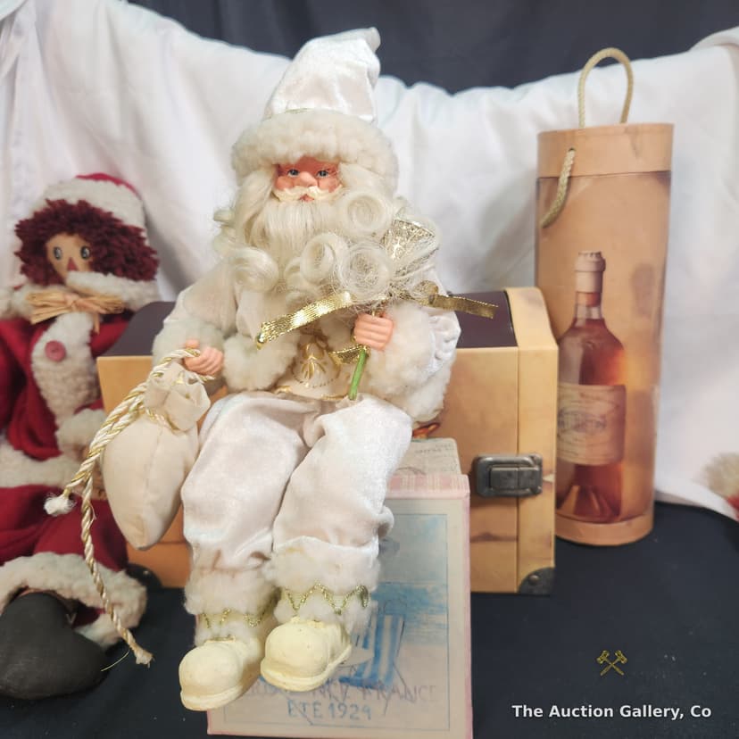 Christmas Lot โ Boyds Bear, Santa Doll, Rag Doll, Decorative Boxes โ photo 6