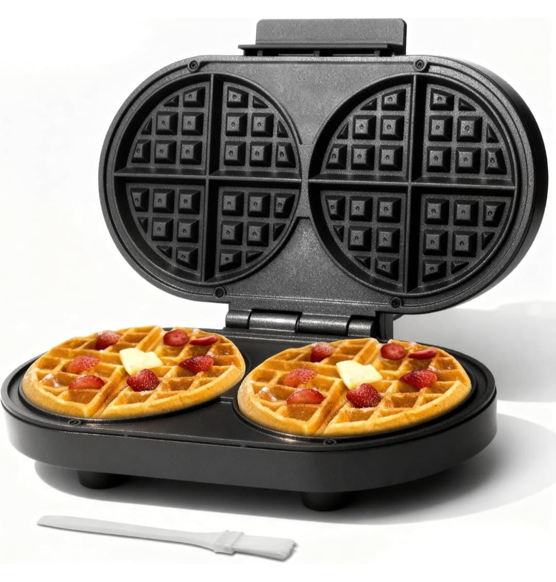 Double Belgian Waffle Maker