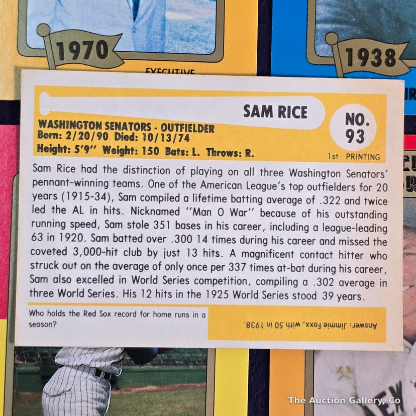 Baseball Immortals Hall of Fame Cards, Lot of 15 โ photo 6