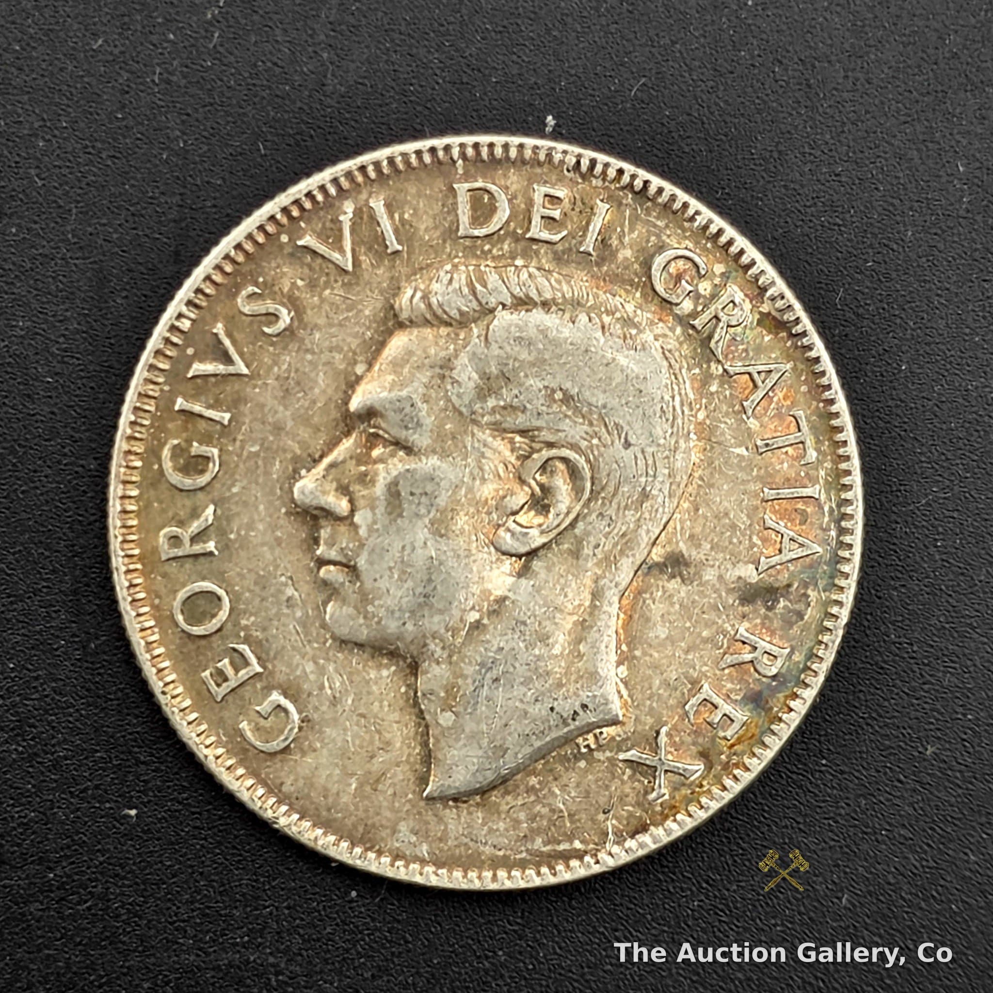 1950 Canada 50 Cents George VI Silver Half Dollar