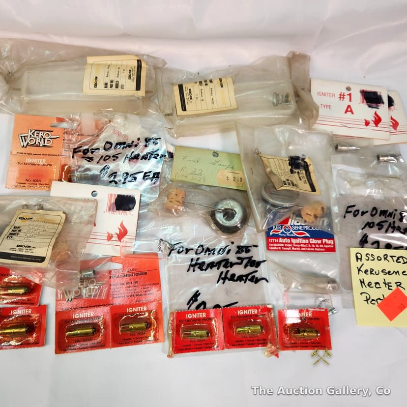 Assorted Kerosene Heater Parts & Igniters, Mixed Lot