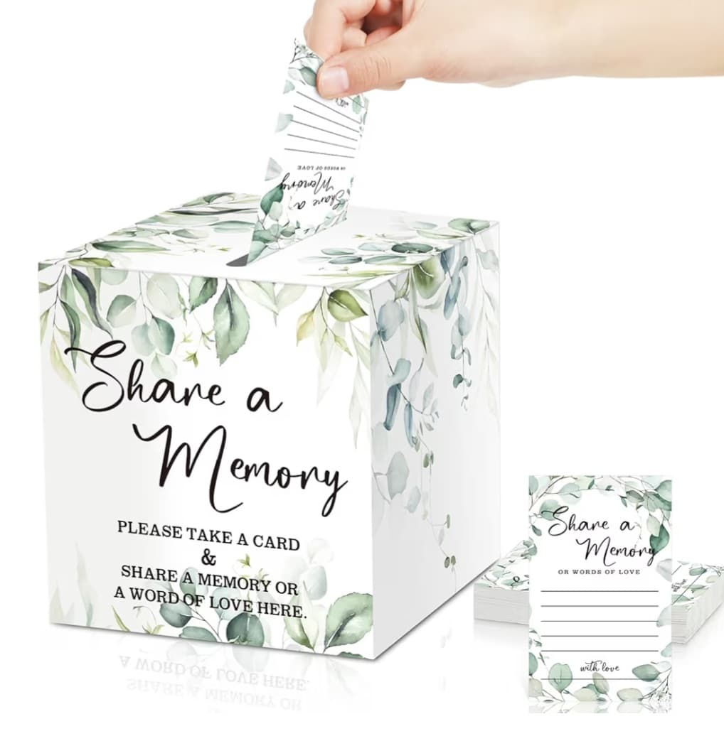 50 Pcs Share a Memory Cards - Graduation, Wedding, Bridal Shower, Birthday, Anniversary, Retirement